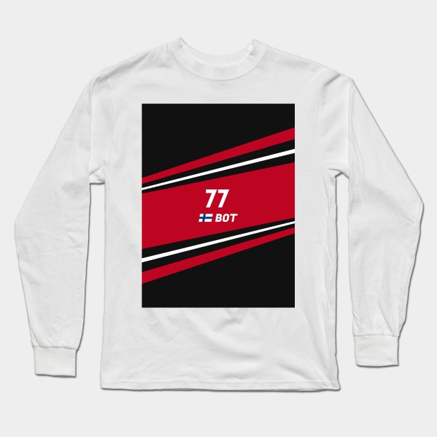 F1 2023 - #77 Bottas Long Sleeve T-Shirt by sednoid